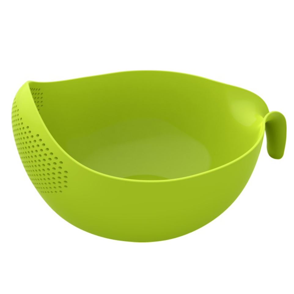🍚 3-in-1 Smart Rice Washer, Strainer & Drainer — Wash, Drain & Serve with Ease